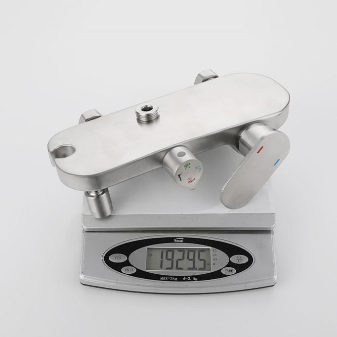 Modern Shower System Stainless Steel Adjustable Shower Head Shower Combo Clearhalo 'Bathroom Remodel & Bathroom Fixtures' 'Home Improvement' 'home_improvement' 'home_improvement_shower_faucets' 'Shower Faucets & Systems' 'shower_faucets' 'Showers & Bathtubs Plumbing' 'Showers & Bathtubs' 1200x1200_2b864f8d-db47-416d-9966-cbe798842a99