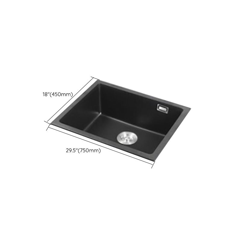 Modern Quartz Sink Black Faucet Kitchen Sink with Adjustable Tray Clearhalo 'Home Improvement' 'home_improvement' 'home_improvement_kitchen_sinks' 'Kitchen Remodel & Kitchen Fixtures' 'Kitchen Sinks & Faucet Components' 'Kitchen Sinks' 'kitchen_sinks' 1200x1200_2ba56833-2338-4c46-88ca-fc3e62adaf81