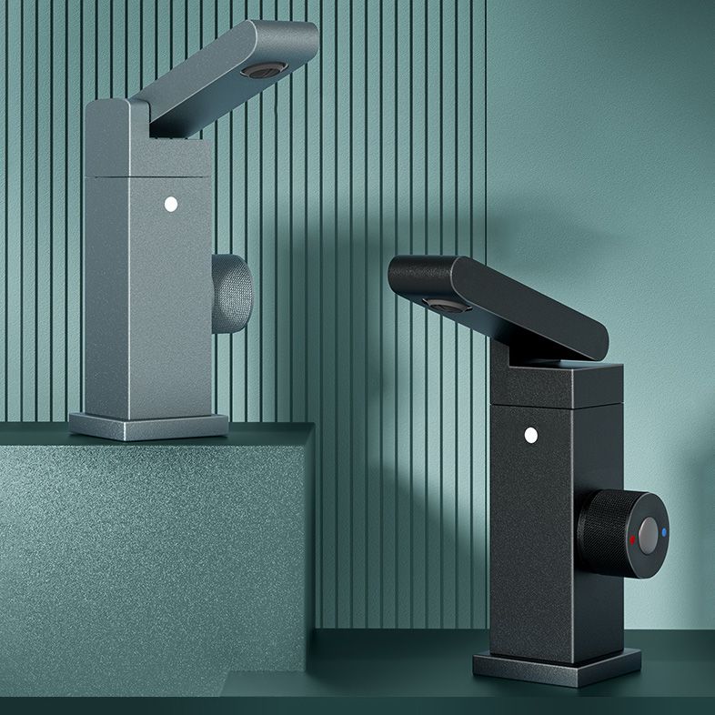 Vessel Sink Bathroom Faucet Knob Handle Swivel Spout Vessel Faucet Clearhalo 'Bathroom Remodel & Bathroom Fixtures' 'Bathroom Sink Faucets' 'Bathroom Sinks & Faucet Components' 'bathroom_sink_faucets' 'Home Improvement' 'home_improvement' 'home_improvement_bathroom_sink_faucets' 1200x1200_2ba7a27e-0473-42fd-b0b8-ffda2ebaef2e