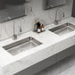 Modern Bathroom Sink Rectangular Metal Drop-in Bathroom Sink with Pop-Up Drain Clearhalo 'Bathroom Remodel & Bathroom Fixtures' 'Bathroom Sinks & Faucet Components' 'Bathroom Sinks' 'bathroom_sink' 'Home Improvement' 'home_improvement' 'home_improvement_bathroom_sink' 1200x1200_2baf1953-da68-4071-bca6-2a1bbc5a17d9