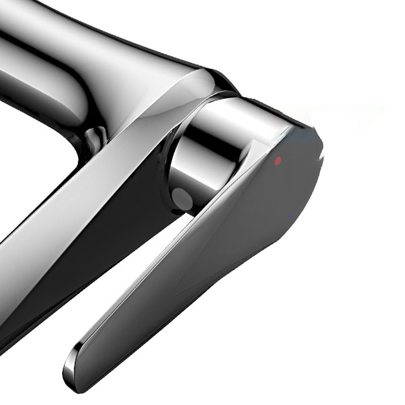 Modern Vessel Sink Faucet Lever Handle Low Arc with Pull Out Sprayer Clearhalo 'Bathroom Remodel & Bathroom Fixtures' 'Bathroom Sink Faucets' 'Bathroom Sinks & Faucet Components' 'bathroom_sink_faucets' 'Home Improvement' 'home_improvement' 'home_improvement_bathroom_sink_faucets' 1200x1200_2bbd5fe7-648c-427d-837f-46d898215368