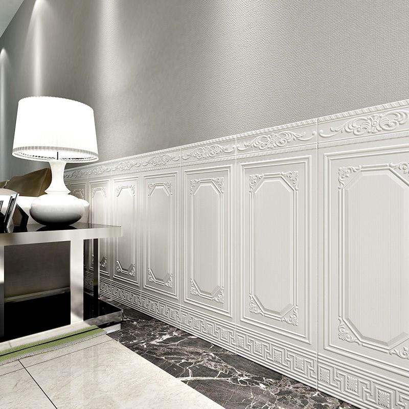 Glam Scratch Resistance Wainscoting 3D Peel and Stick Indoor Wallboard Clearhalo 'Flooring 'Home Improvement' 'home_improvement' 'home_improvement_wall_paneling' 'Wall Paneling' 'wall_paneling' 'Walls & Ceilings' Walls and Ceiling' 1200x1200_2bbd8f23-2108-41ae-afca-0d3226b8049e