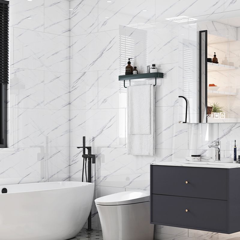 10-Pack 12" x 23" PVC Rectangular Peel & Stick Subway Tile Kitchen and Bathroom Clearhalo 'Flooring 'Home Improvement' 'home_improvement' 'home_improvement_peel_stick_blacksplash' 'Peel & Stick Backsplash Tile' 'peel_stick_blacksplash' 'Walls & Ceilings' Walls and Ceiling' 1200x1200_2bc16c08-9eb5-4681-a991-cfd955a67b56