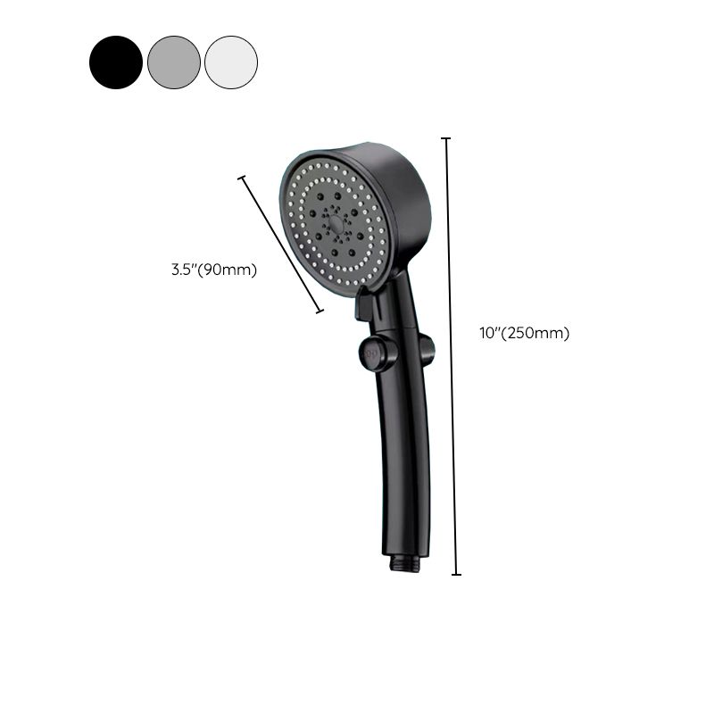 Wall-mounted Shower Head Modern Plastic Shower Head with Adjustable Spray Pattern Clearhalo 'Bathroom Remodel & Bathroom Fixtures' 'Home Improvement' 'home_improvement' 'home_improvement_shower_heads' 'Shower Heads' 'shower_heads' 'Showers & Bathtubs Plumbing' 'Showers & Bathtubs' 1200x1200_2bc806cc-e076-43e2-be77-4b103b332751