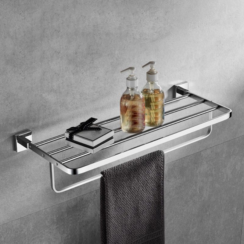 Bath Shelf Bathroom Accessory Kit Metal Drill and Screw Mount Bathroom Hardware Set Clearhalo 'Bathroom Hardware Sets' 'Bathroom Hardware' 'Bathroom Remodel & Bathroom Fixtures' 'bathroom_hardware_sets' 'Home Improvement' 'home_improvement' 'home_improvement_bathroom_hardware_sets' 1200x1200_2bc8e907-1968-442c-b2c2-ee1922e8287c