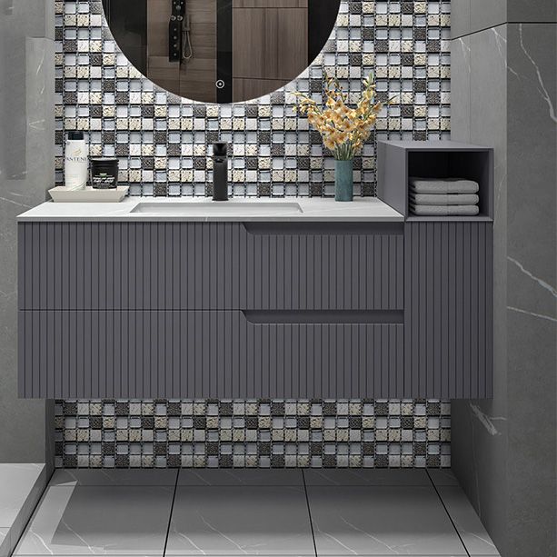Mosaic Tile Wallpaper Plastic Peel and Stick Wall Tile with Waterproof Clearhalo 'Flooring 'Home Improvement' 'home_improvement' 'home_improvement_peel_stick_blacksplash' 'Peel & Stick Backsplash Tile' 'peel_stick_blacksplash' 'Walls & Ceilings' Walls and Ceiling' 1200x1200_2bcfc29e-9475-4b5a-bd4d-d234483b74b9