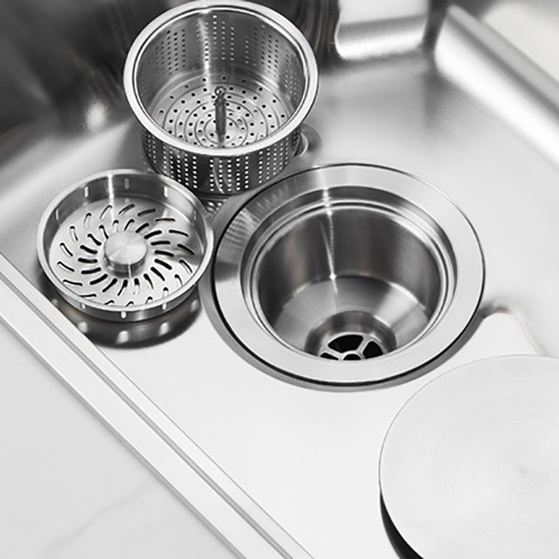 Soundproofing Stainless Steel Kitchen Sink Modern Style Stainless Steel Kitchen Sink Clearhalo 'Home Improvement' 'home_improvement' 'home_improvement_kitchen_sinks' 'Kitchen Remodel & Kitchen Fixtures' 'Kitchen Sinks & Faucet Components' 'Kitchen Sinks' 'kitchen_sinks' 1200x1200_2bd82cb2-a4e0-4cd7-93be-6431fb5fd5e4