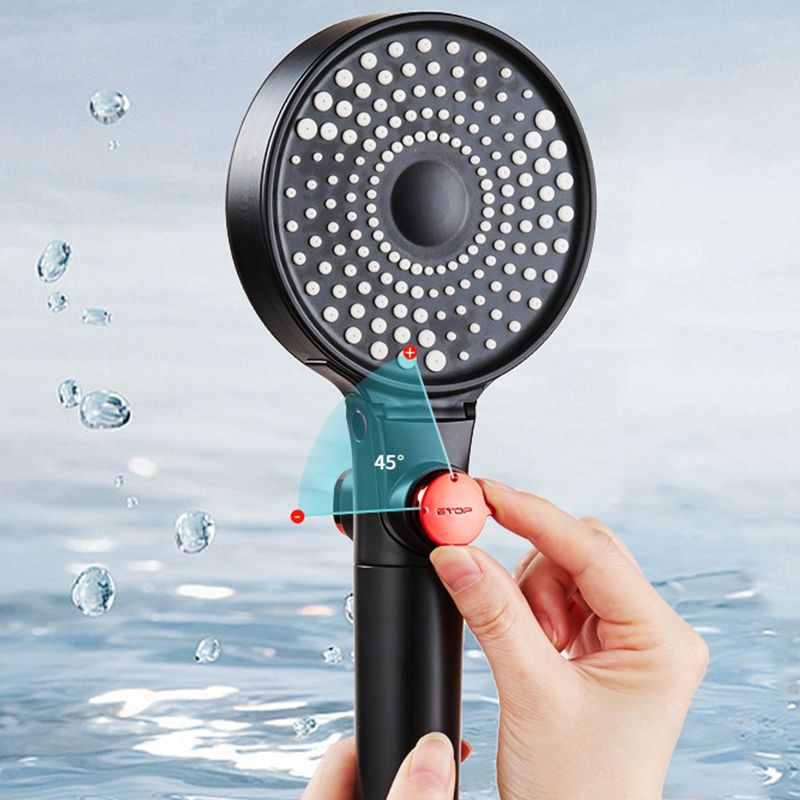 Modern Plastic Shower Head Adjustable Water Flow Handheld Shower Head Clearhalo 'Bathroom Remodel & Bathroom Fixtures' 'Home Improvement' 'home_improvement' 'home_improvement_shower_heads' 'Shower Heads' 'shower_heads' 'Showers & Bathtubs Plumbing' 'Showers & Bathtubs' 1200x1200_2bf32925-cdac-4e1b-bb73-70d18d86185b