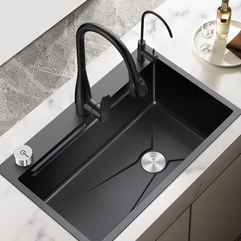 Stainless Steel Kitchen Sink Single Bowl Drop-In Kitchen Sink Clearhalo 'Home Improvement' 'home_improvement' 'home_improvement_kitchen_sinks' 'Kitchen Remodel & Kitchen Fixtures' 'Kitchen Sinks & Faucet Components' 'Kitchen Sinks' 'kitchen_sinks' 1200x1200_2bf90b6d-8495-4d6e-ba2f-403c3530a755