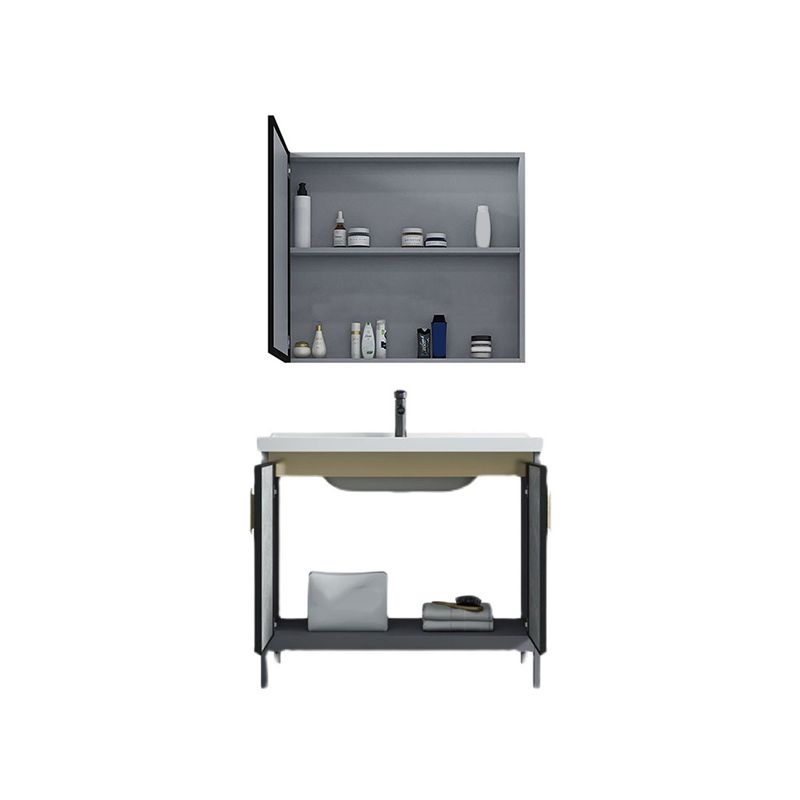 Modern Bathroom Sink Vanity Freestanding Faucet Included Bathroom Vanity Set Clearhalo 'Bathroom Remodel & Bathroom Fixtures' 'Bathroom Vanities' 'bathroom_vanities' 'Home Improvement' 'home_improvement' 'home_improvement_bathroom_vanities' 1200x1200_2c31ae87-dd89-4842-9033-e1ed46734f5b