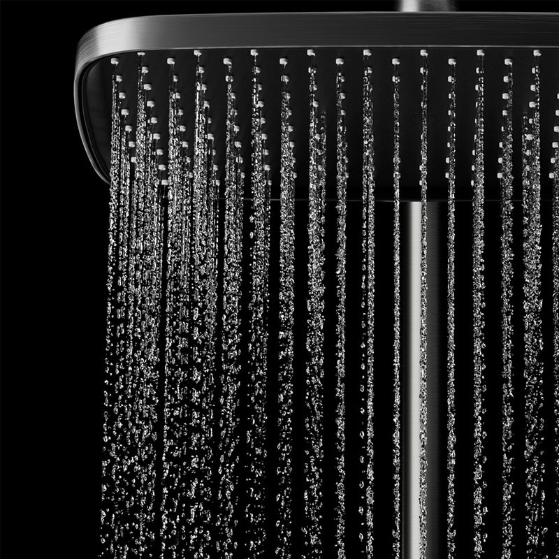 Modern Shower System Rectangle Handle Knob Wall Mounted Copper Shower System Clearhalo 'Bathroom Remodel & Bathroom Fixtures' 'Home Improvement' 'home_improvement' 'home_improvement_shower_faucets' 'Shower Faucets & Systems' 'shower_faucets' 'Showers & Bathtubs Plumbing' 'Showers & Bathtubs' 1200x1200_2c4a4dee-f813-4172-b25b-0a58b5ce57c2