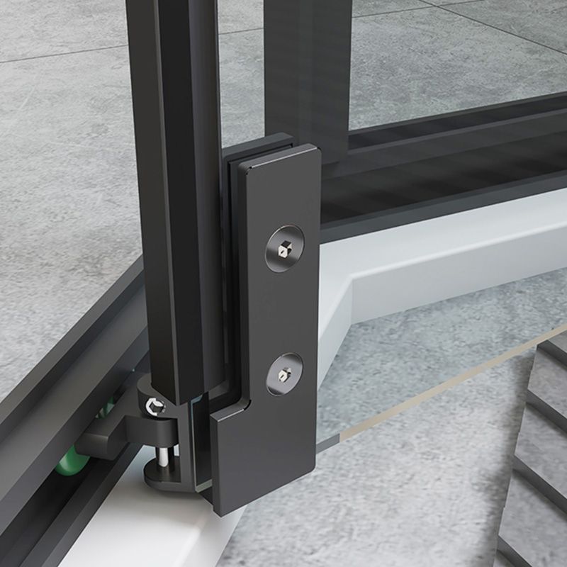 Single Sliding Shower Bath Door Transparent Shower Doors in Black Clearhalo 'Bathroom Remodel & Bathroom Fixtures' 'Home Improvement' 'home_improvement' 'home_improvement_shower_tub_doors' 'Shower and Tub Doors' 'shower_tub_doors' 'Showers & Bathtubs' 1200x1200_2c636faf-09e3-43a7-bd4f-9da1f4d71203