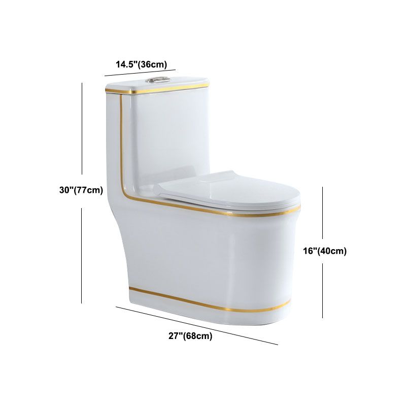 Siphon Jet Toilet Traditional One-Piece Toilet with Slow Close Seat Clearhalo 'Bathroom Remodel & Bathroom Fixtures' 'Home Improvement' 'home_improvement' 'home_improvement_toilets' 'Toilets & Bidets' 'Toilets' 1200x1200_2c6d1378-bc4d-49e1-9505-8f0a8b54e54b