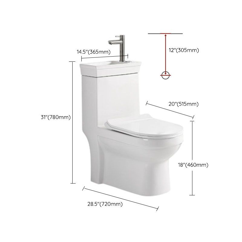 Modern Toilet Bowl Floor Mounted Porcelain All-In-One Flush Toilet Clearhalo 'Bathroom Remodel & Bathroom Fixtures' 'Home Improvement' 'home_improvement' 'home_improvement_toilets' 'Toilets & Bidets' 'Toilets' 1200x1200_2c90f59d-d86f-4f28-b33f-adf248b3a432