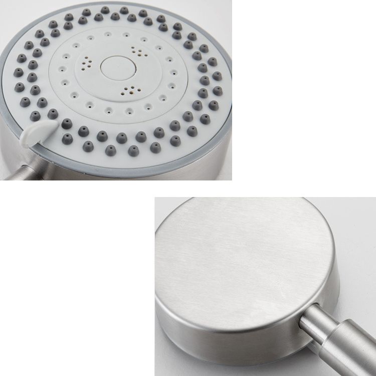 Standard Spray Shower Head Polished Nickel Round Hand Shower Clearhalo 'Bathroom Remodel & Bathroom Fixtures' 'Home Improvement' 'home_improvement' 'home_improvement_shower_heads' 'Shower Heads' 'shower_heads' 'Showers & Bathtubs Plumbing' 'Showers & Bathtubs' 1200x1200_2cb332c2-689d-40aa-ade1-f95ee0a618f4