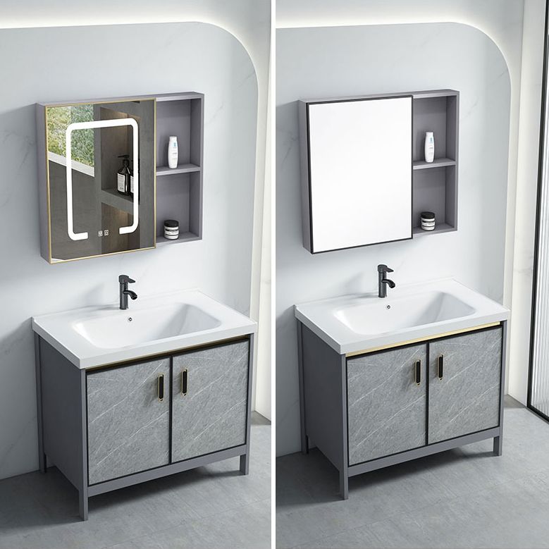 Modern Bathroom Sink Vanity Freestanding Faucet Included Bathroom Vanity Set Clearhalo 'Bathroom Remodel & Bathroom Fixtures' 'Bathroom Vanities' 'bathroom_vanities' 'Home Improvement' 'home_improvement' 'home_improvement_bathroom_vanities' 1200x1200_2cb59e45-d16f-46df-990a-0ac5d1e73848