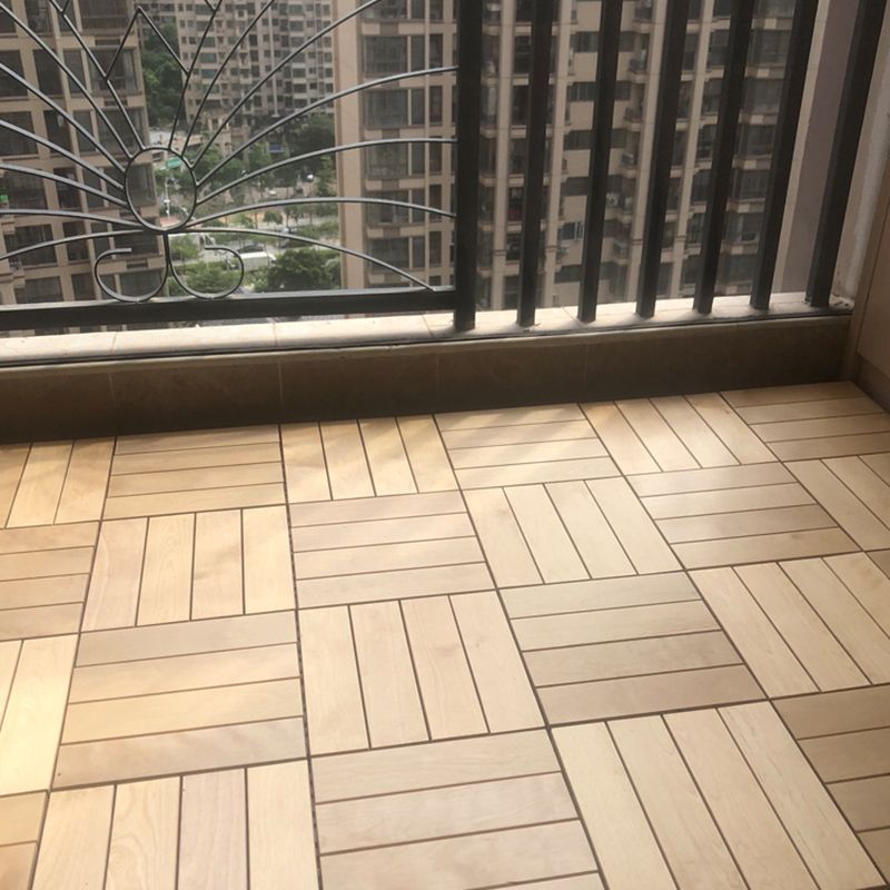 12" X 12" Square Wood Flooring Click-Locking Pine Wood Flooring Tiles Clearhalo 'Flooring 'Hardwood Flooring' 'hardwood_flooring' 'Home Improvement' 'home_improvement' 'home_improvement_hardwood_flooring' Walls and Ceiling' 1200x1200_2ccfcb0d-6840-4de6-8ee1-876db6837d44