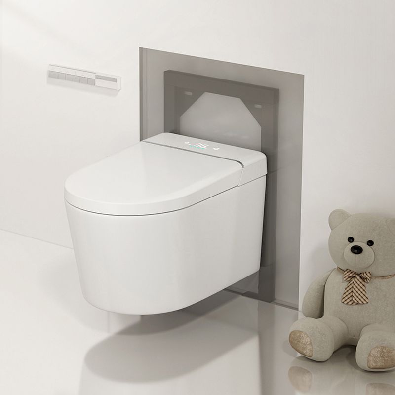 Stain Resistant Smart Bidet White Warm Air Dryer Bidet without Water Pressure Control Clearhalo 'Bathroom Remodel & Bathroom Fixtures' 'Bidets' 'Home Improvement' 'home_improvement' 'home_improvement_bidets' 'Toilets & Bidets' 1200x1200_2cd29243-87b4-4a5c-8057-856e5a8f6f1c