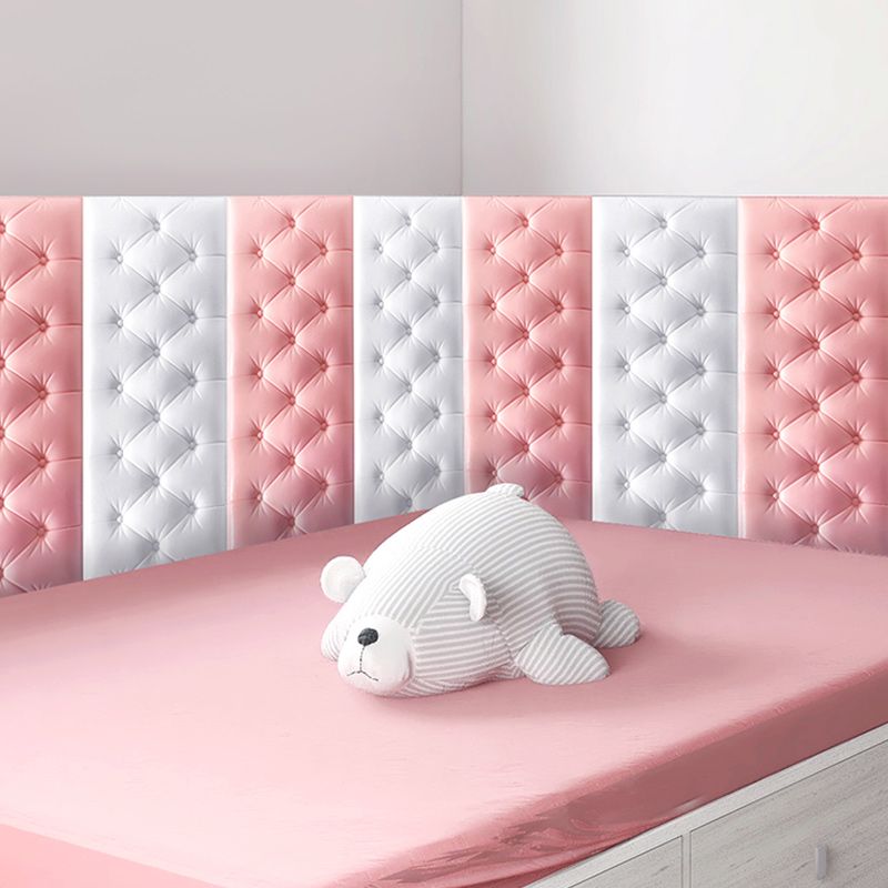 Upholstered Wall Panel Modern Minimalist Home Living Room Bedroom Wall Plate (4-pack) Clearhalo 'Flooring 'Home Improvement' 'home_improvement' 'home_improvement_wall_paneling' 'Wall Paneling' 'wall_paneling' 'Walls & Ceilings' Walls and Ceiling' 1200x1200_2ceed370-21be-4f83-87b1-1743d984a5fd