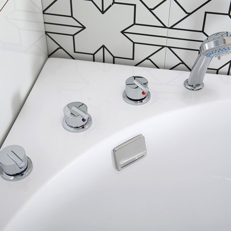 Corner Acrylic-Fiberglass Bathtub Modern White Soaking Bath Tub Clearhalo 'Bathroom Remodel & Bathroom Fixtures' 'Bathtubs' 'Home Improvement' 'home_improvement' 'home_improvement_bathtubs' 'Showers & Bathtubs' 1200x1200_2cfa6bc8-fa97-4e16-bb44-741d2097f465