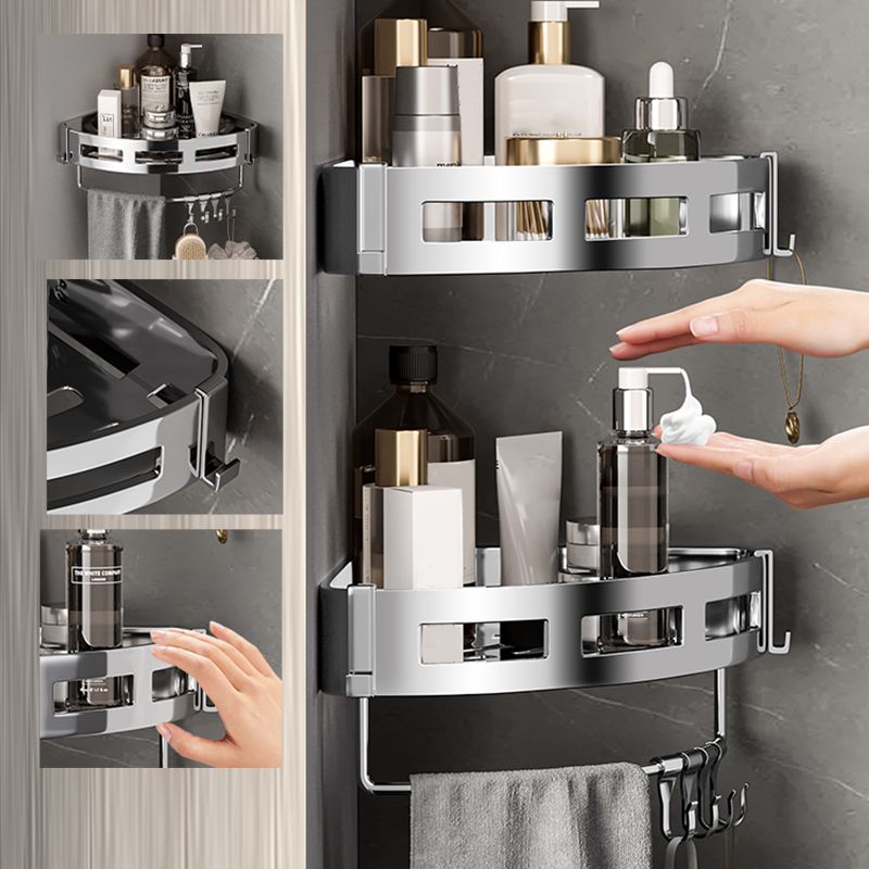 Minimalism Bathroom Accessories Hardware Set Bath Shelf Bathroom Accessory Kit Clearhalo 'Bathroom Hardware Sets' 'Bathroom Hardware' 'Bathroom Remodel & Bathroom Fixtures' 'bathroom_hardware_sets' 'Home Improvement' 'home_improvement' 'home_improvement_bathroom_hardware_sets' 1200x1200_2d0e2cd8-156c-4620-881e-03f5dcda9fe5