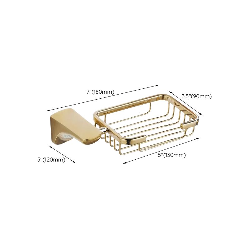 Traditional Bathroom Hardware Gold Bath Shelf Bathroom Accessory Kit Clearhalo 'Bathroom Hardware Sets' 'Bathroom Hardware' 'Bathroom Remodel & Bathroom Fixtures' 'bathroom_hardware_sets' 'Home Improvement' 'home_improvement' 'home_improvement_bathroom_hardware_sets' 1200x1200_2d2c6850-4b86-4ef7-b454-bca385b65c90