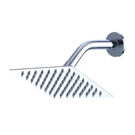 Square Stainless Steel Showerhead in Silver 6-Inch Fixed Shower Head Clearhalo 'Bathroom Remodel & Bathroom Fixtures' 'Home Improvement' 'home_improvement' 'home_improvement_shower_heads' 'Shower Heads' 'shower_heads' 'Showers & Bathtubs Plumbing' 'Showers & Bathtubs' 1200x1200_2d4848ee-0bcc-4d04-b021-172d65fc3a98