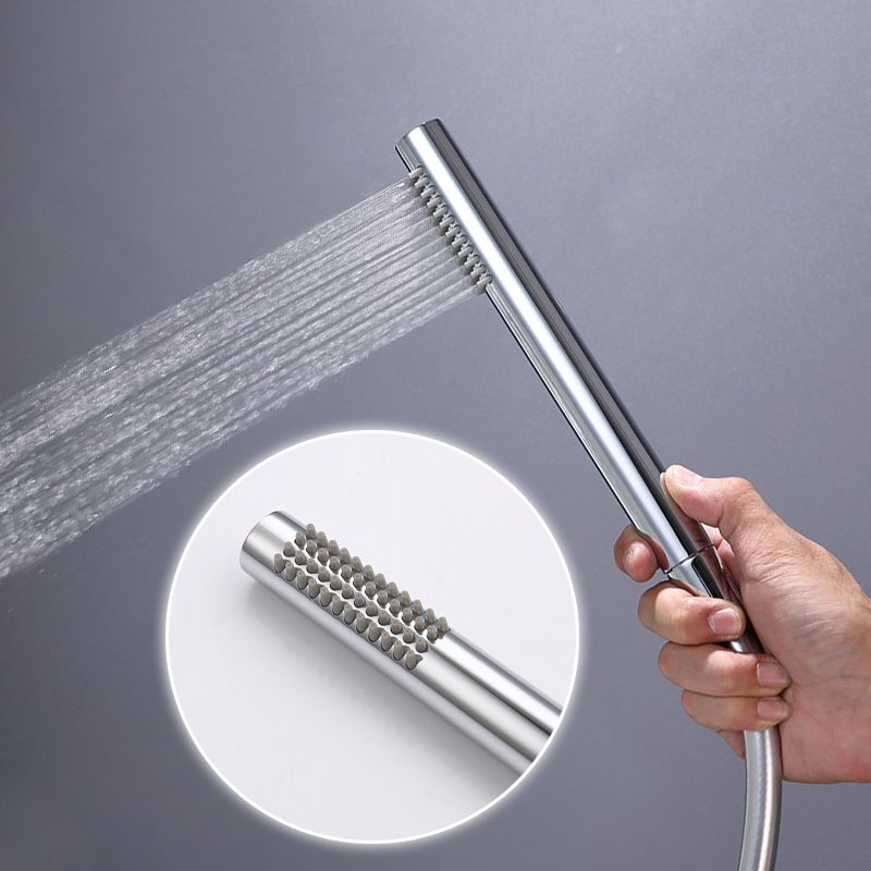 Contemporary Bathroom Faucet Floor Mounted Copper One Handle Fixed Freestanding Faucet Clearhalo 'Bathroom Remodel & Bathroom Fixtures' 'Bathtub Faucets' 'bathtub_faucets' 'Home Improvement' 'home_improvement' 'home_improvement_bathtub_faucets' 1200x1200_2d4933eb-78af-4faa-b9b3-bac8dd2d30f9