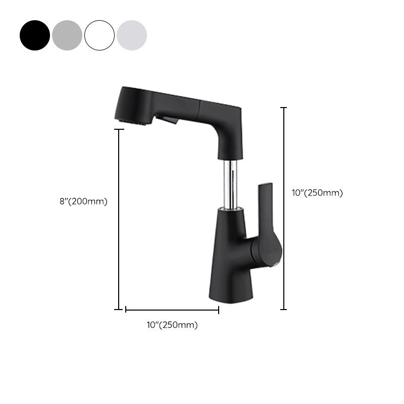 Swivel Spout Sink Faucet Brass Bathroom Low Arc Lifting Faucet Clearhalo 'Bathroom Remodel & Bathroom Fixtures' 'Bathroom Sink Faucets' 'Bathroom Sinks & Faucet Components' 'bathroom_sink_faucets' 'Home Improvement' 'home_improvement' 'home_improvement_bathroom_sink_faucets' 1200x1200_2d66a035-3aeb-46d5-bce1-c6607ad24023