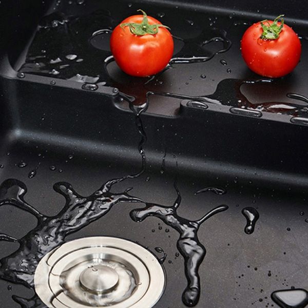 Quartz Kitchen Sink Rectangular Kitchen Sink with Drain Assembly Clearhalo 'Home Improvement' 'home_improvement' 'home_improvement_kitchen_sinks' 'Kitchen Remodel & Kitchen Fixtures' 'Kitchen Sinks & Faucet Components' 'Kitchen Sinks' 'kitchen_sinks' 1200x1200_2d7d1d78-576a-4326-8193-d0365d111c3b