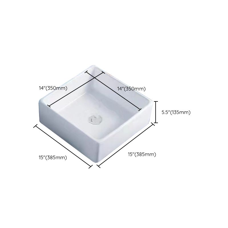 Modern Vessel Bathroom Sink Porcelain White Wash Stand for Bathroom Clearhalo 'Bathroom Remodel & Bathroom Fixtures' 'Bathroom Sinks & Faucet Components' 'Bathroom Sinks' 'bathroom_sink' 'Home Improvement' 'home_improvement' 'home_improvement_bathroom_sink' 1200x1200_2d8b2cd9-f571-4b9d-bc00-a24fad82d1bd