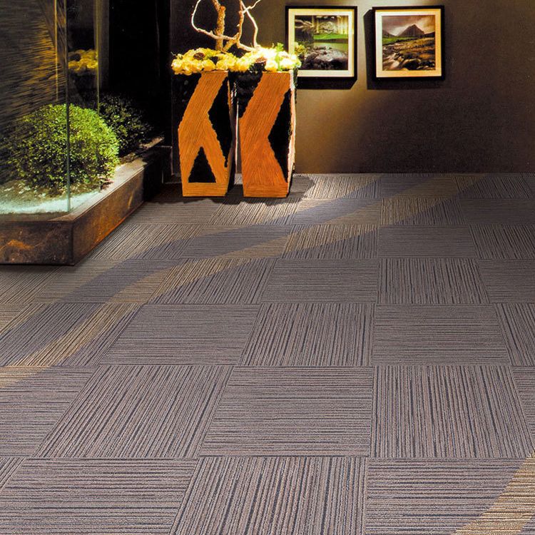Carpet Tile Non-Skid Fade Resistant Geometry Self-Stick Carpet Tiles Bedroom Clearhalo 'Carpet Tiles & Carpet Squares' 'carpet_tiles_carpet_squares' 'Flooring 'Home Improvement' 'home_improvement' 'home_improvement_carpet_tiles_carpet_squares' Walls and Ceiling' 1200x1200_2d8c115f-bc2c-49c0-8a78-f2a0dafa4e2e