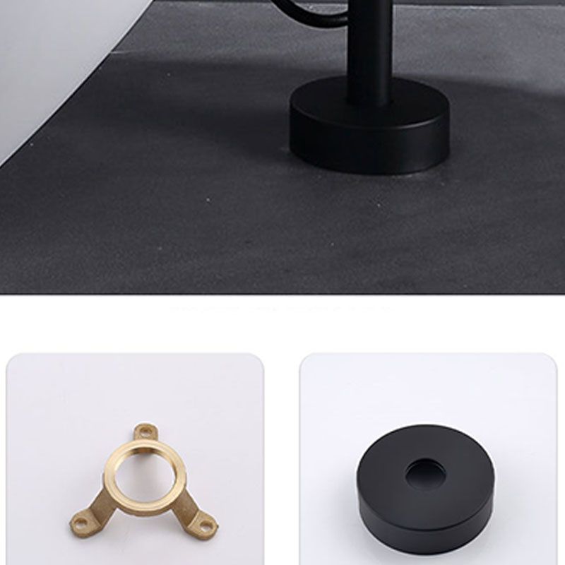 Brass Freestanding Tub Filler with Water Inlet Pipe Floor Mounted Bathroom Faucet Clearhalo 'Bathroom Remodel & Bathroom Fixtures' 'Bathtub Faucets' 'bathtub_faucets' 'Home Improvement' 'home_improvement' 'home_improvement_bathtub_faucets' 1200x1200_2d9a5d02-a9f7-4742-b14a-aac14c2e412b