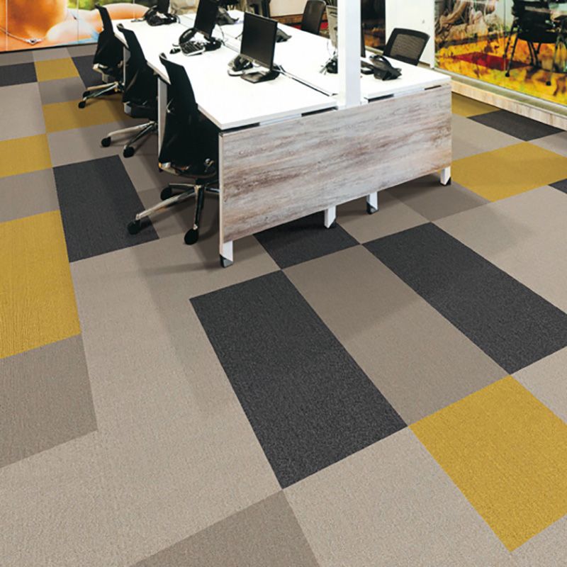 Carpet Tile Level Loop Glue Down Fade Resistant Carpet Floor Tile Clearhalo 'Carpet Tiles & Carpet Squares' 'carpet_tiles_carpet_squares' 'Flooring 'Home Improvement' 'home_improvement' 'home_improvement_carpet_tiles_carpet_squares' Walls and Ceiling' 1200x1200_2db199b1-3ecb-4736-8231-1a41d92d867b