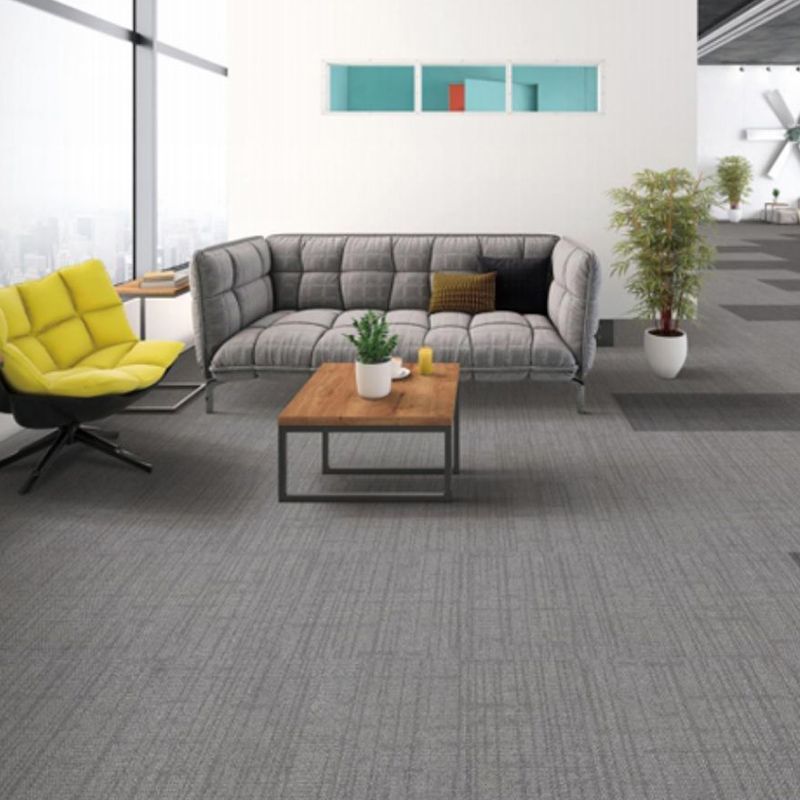 Carpet Tile Fade Resistant Non-Skid Solid Color Self-Stick Carpet Tiles Bedroom Clearhalo 'Carpet Tiles & Carpet Squares' 'carpet_tiles_carpet_squares' 'Flooring 'Home Improvement' 'home_improvement' 'home_improvement_carpet_tiles_carpet_squares' Walls and Ceiling' 1200x1200_2db2e9b5-f9de-4e17-95de-7c41e516fcdb