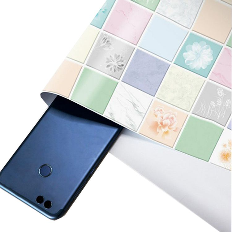 Modern Peel & Stick Field Tile Plastic Wallpaper for Backsplash Wall Clearhalo 'Flooring 'Home Improvement' 'home_improvement' 'home_improvement_peel_stick_blacksplash' 'Peel & Stick Backsplash Tile' 'peel_stick_blacksplash' 'Walls & Ceilings' Walls and Ceiling' 1200x1200_2db863db-a4a8-4977-9533-ab5e25e3aec0