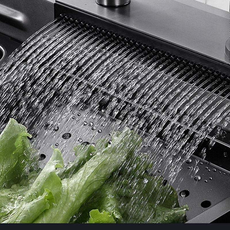 Single Basin Kitchen Sink Contemporary Stainless Steel Kitchen Sink Clearhalo 'Home Improvement' 'home_improvement' 'home_improvement_kitchen_sinks' 'Kitchen Remodel & Kitchen Fixtures' 'Kitchen Sinks & Faucet Components' 'Kitchen Sinks' 'kitchen_sinks' 1200x1200_2dc1eb4b-1b87-433f-b027-d3c672e03cf5