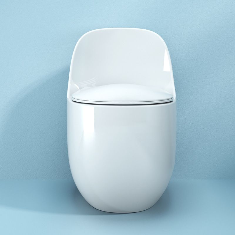Modern White Siphon Jet Toilet Bowl Floor Mount Flush Toilet with Toilet Seat Clearhalo 'Bathroom Remodel & Bathroom Fixtures' 'Home Improvement' 'home_improvement' 'home_improvement_toilets' 'Toilets & Bidets' 'Toilets' 1200x1200_2df196f1-4ede-45fc-a5f7-c3ce0d949fe8