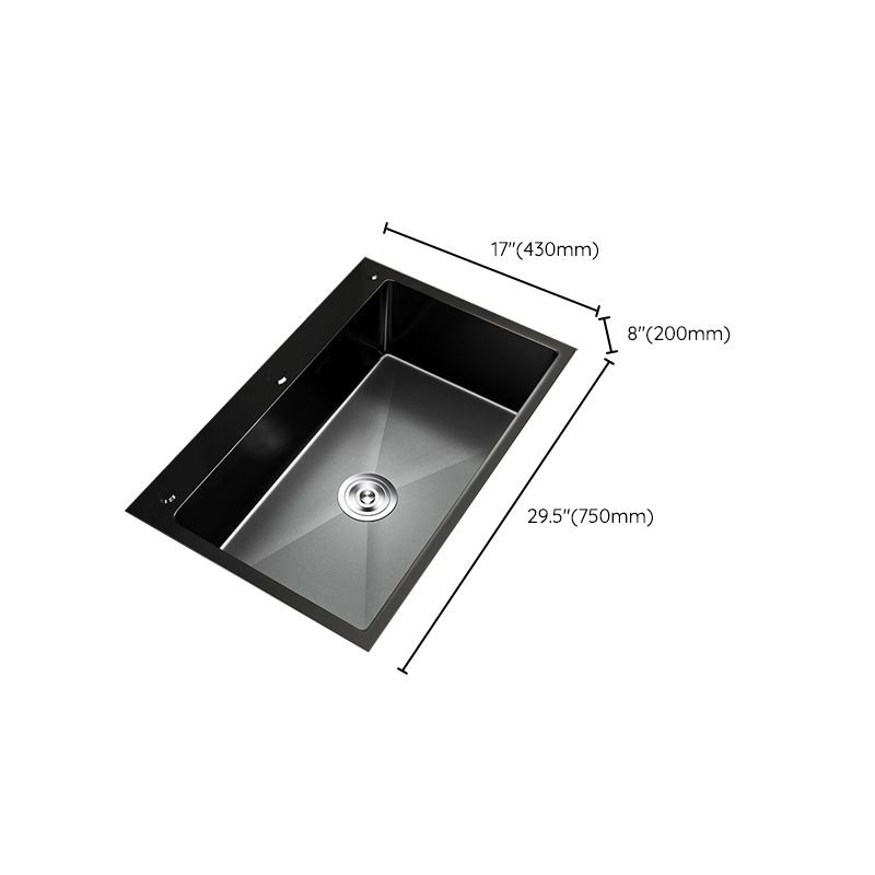 Stainless Steel Kitchen Sink Drop-In Install Kitchen Sink in Black Clearhalo 'Home Improvement' 'home_improvement' 'home_improvement_kitchen_sinks' 'Kitchen Remodel & Kitchen Fixtures' 'Kitchen Sinks & Faucet Components' 'Kitchen Sinks' 'kitchen_sinks' 1200x1200_2df29aa9-11cb-46c8-985b-37de0b4741b6