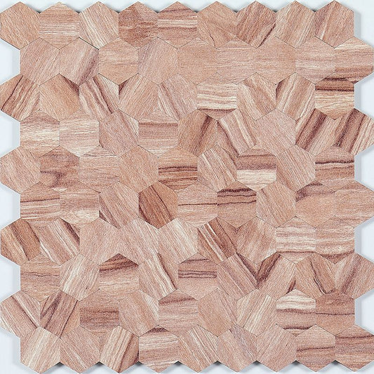 Hexagonal Mosaic Tile Metal Peel and Stick Tiles for Kitchen and Bathroom, 11.8"x 11.8" Clearhalo 'Flooring 'Home Improvement' 'home_improvement' 'home_improvement_peel_stick_blacksplash' 'Peel & Stick Backsplash Tile' 'peel_stick_blacksplash' 'Walls & Ceilings' Walls and Ceiling' 1200x1200_2df6160a-d105-4e8a-9819-37a36a8f25f2
