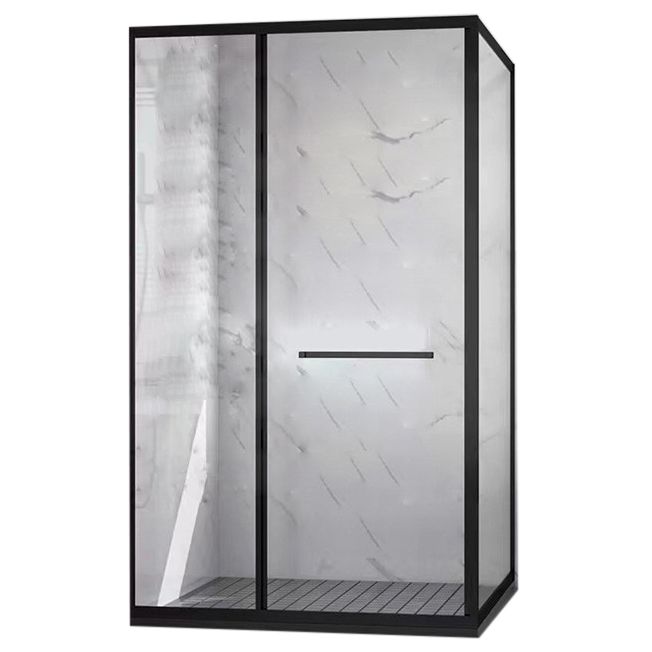 Framed Rectangle Shower Stall Clear Easy Clean Glass Shower Enclosure Clearhalo 'Bathroom Remodel & Bathroom Fixtures' 'Home Improvement' 'home_improvement' 'home_improvement_shower_stalls_enclosures' 'Shower Stalls & Enclosures' 'shower_stalls_enclosures' 'Showers & Bathtubs' 1200x1200_2e0b638c-5875-4fb5-b6c5-b3fdc5a37fe7