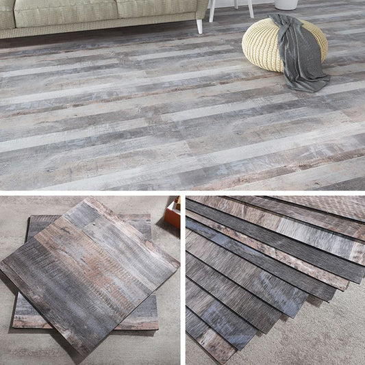 Modern Vinyl Flooring Wood Look Peel and Stick Hand Scraped PVC Flooring Clearhalo 'Flooring 'Home Improvement' 'home_improvement' 'home_improvement_vinyl_flooring' 'Vinyl Flooring' 'vinyl_flooring' Walls and Ceiling' 1200x1200_2e2632d1-e905-44bc-a813-29bb1b839f51