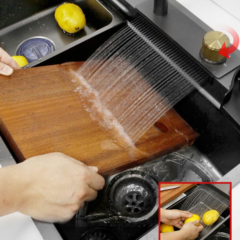 Classic Kitchen Sink Stainless Steel Drop-In Friction Resistant Kitchen Sink Clearhalo 'Home Improvement' 'home_improvement' 'home_improvement_kitchen_sinks' 'Kitchen Remodel & Kitchen Fixtures' 'Kitchen Sinks & Faucet Components' 'Kitchen Sinks' 'kitchen_sinks' 1200x1200_2e3d875b-6704-450d-9fcc-7bd3aaa08504