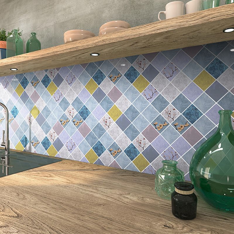 Peel and Stick Wall Tile Plastic Square Mosaic Waterproof Peel and Stick Wall Tile Clearhalo 'Flooring 'Home Improvement' 'home_improvement' 'home_improvement_peel_stick_blacksplash' 'Peel & Stick Backsplash Tile' 'peel_stick_blacksplash' 'Walls & Ceilings' Walls and Ceiling' 1200x1200_2e4199e9-5616-40d7-9064-1d91e5f4ba5a