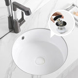 Modern Vessel Lavatory Sink Round Porcelain with Overflow Undermount Bathroom Sink Clearhalo 'Bathroom Remodel & Bathroom Fixtures' 'Bathroom Sinks & Faucet Components' 'Bathroom Sinks' 'bathroom_sink' 'Home Improvement' 'home_improvement' 'home_improvement_bathroom_sink' 1200x1200_2e4b11ef-90a2-4e38-823b-c1bcd12f40d6