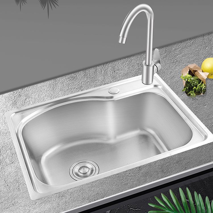 Modern Bar Prep Sink Stainless Steel with Faucet Workstation Ledge Clearhalo 'Home Improvement' 'home_improvement' 'home_improvement_kitchen_sinks' 'Kitchen Remodel & Kitchen Fixtures' 'Kitchen Sinks & Faucet Components' 'Kitchen Sinks' 'kitchen_sinks' 1200x1200_2e5e7b0b-89f3-41a4-9015-26d4605f26ea