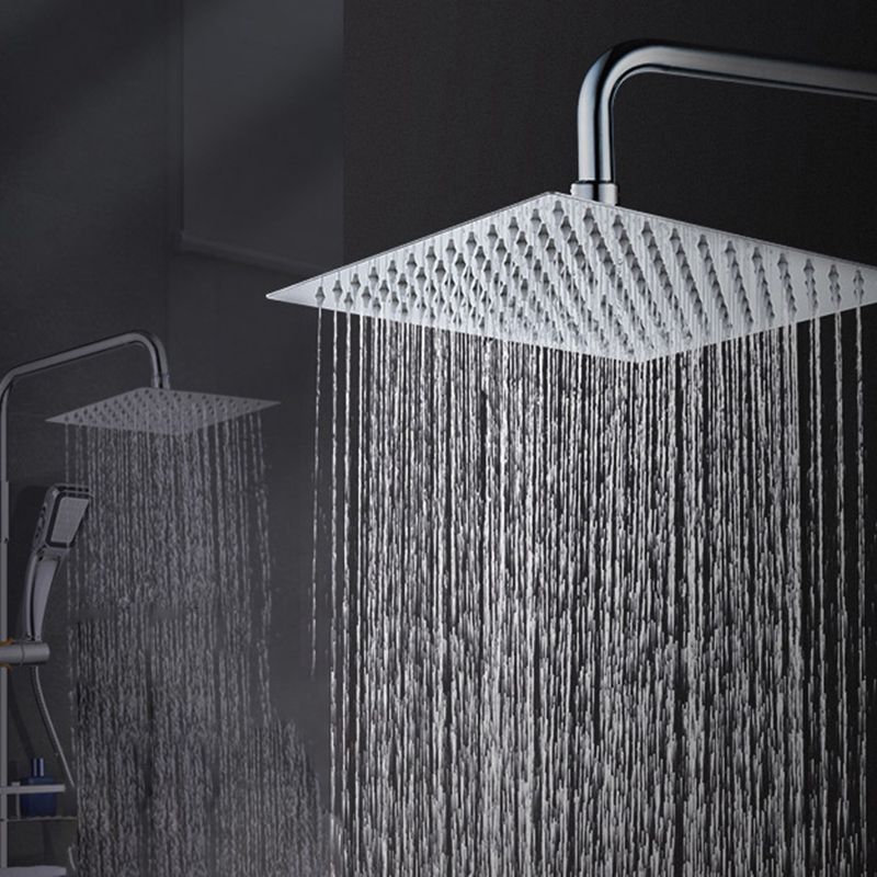 Modern Shower Head Combo Dual Shower Head Stainless Steel Wall-Mount Shower Head Clearhalo 'Bathroom Remodel & Bathroom Fixtures' 'Home Improvement' 'home_improvement' 'home_improvement_shower_heads' 'Shower Heads' 'shower_heads' 'Showers & Bathtubs Plumbing' 'Showers & Bathtubs' 1200x1200_2e640843-84f3-4a95-97d6-9ac6788399b8