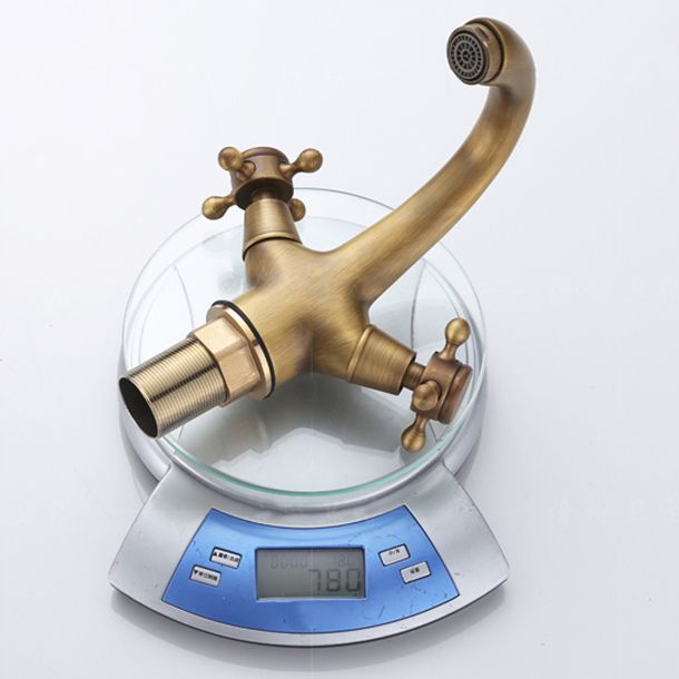 Knob Handle Wide Spread Bathroom Faucet Industrial Lavatory Faucet Clearhalo 'Bathroom Remodel & Bathroom Fixtures' 'Bathroom Sink Faucets' 'Bathroom Sinks & Faucet Components' 'bathroom_sink_faucets' 'Home Improvement' 'home_improvement' 'home_improvement_bathroom_sink_faucets' 1200x1200_2e648f41-814f-4986-ae9d-aceb7aba7833