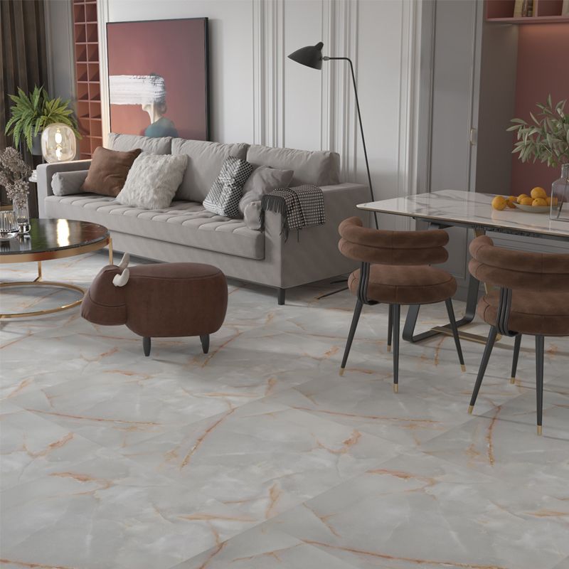 Square PVC Flooring Stone Design Peel & Stick Vinyl Flooring for Living Room Clearhalo 'Flooring 'Home Improvement' 'home_improvement' 'home_improvement_vinyl_flooring' 'Vinyl Flooring' 'vinyl_flooring' Walls and Ceiling' 1200x1200_2e704ad9-7816-4602-bb37-4cfb047453f5