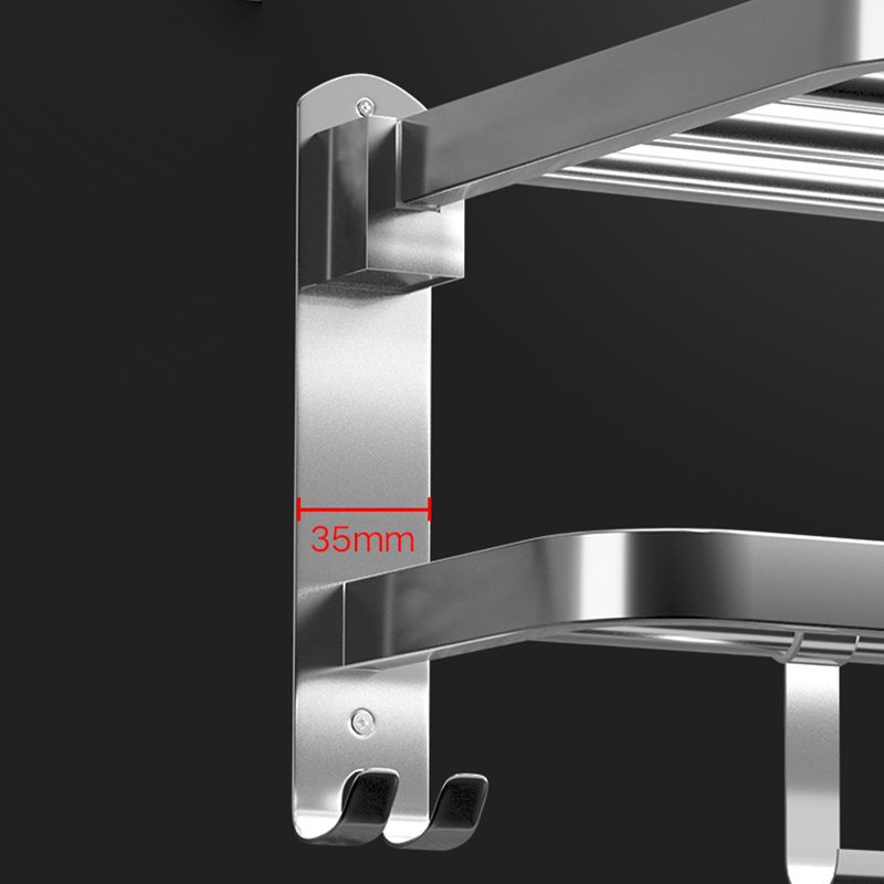 Modern Sliver Bath Hardware Set Metal Bathroom Accessory Kit Clearhalo 'Bathroom Hardware Sets' 'Bathroom Hardware' 'Bathroom Remodel & Bathroom Fixtures' 'bathroom_hardware_sets' 'Home Improvement' 'home_improvement' 'home_improvement_bathroom_hardware_sets' 1200x1200_2e9c1341-901b-49f6-b582-82ffe2958c31